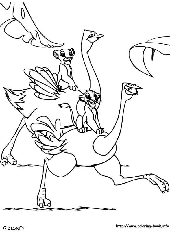 The Lion King coloring picture